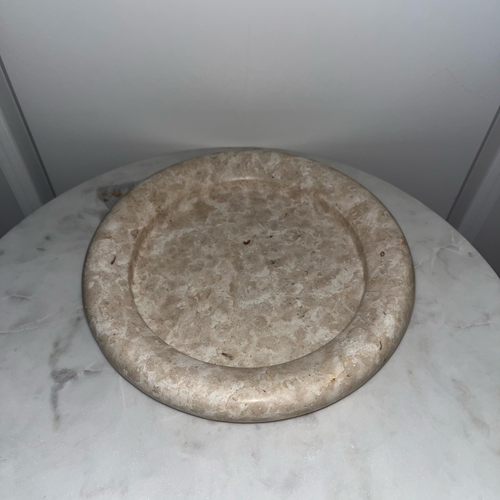 Studio McGee Beige Marble Tray